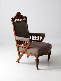 antique Victorian Eastlake parlor chair