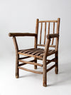 old hickory arm chair