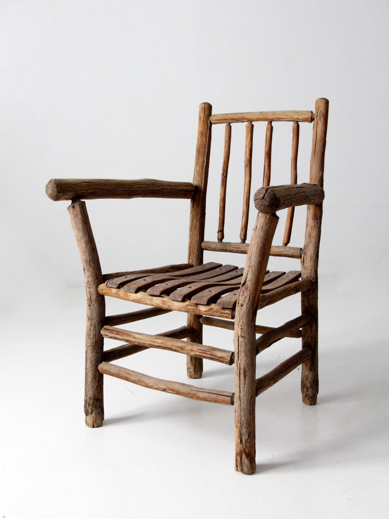 old hickory arm chair