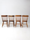 antique farmhouse dining chairs set 4