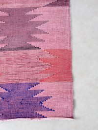 vintage Swedish rag rug runner,  13 feet 4 inch