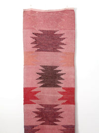 vintage Swedish rag rug runner,  13 feet 4 inch