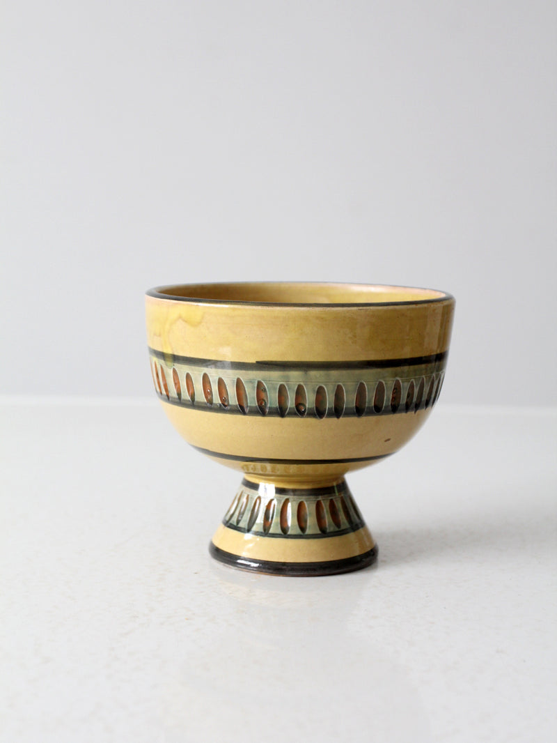 mid century modern pottery vase
