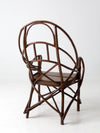 antique Adirondack twig chair