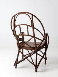 antique Adirondack twig chair