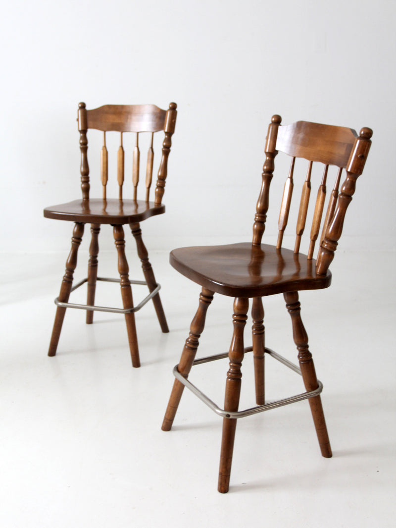 vintage tavern style counter stools set of 4