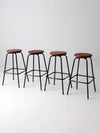 vintage bar stools set of 4