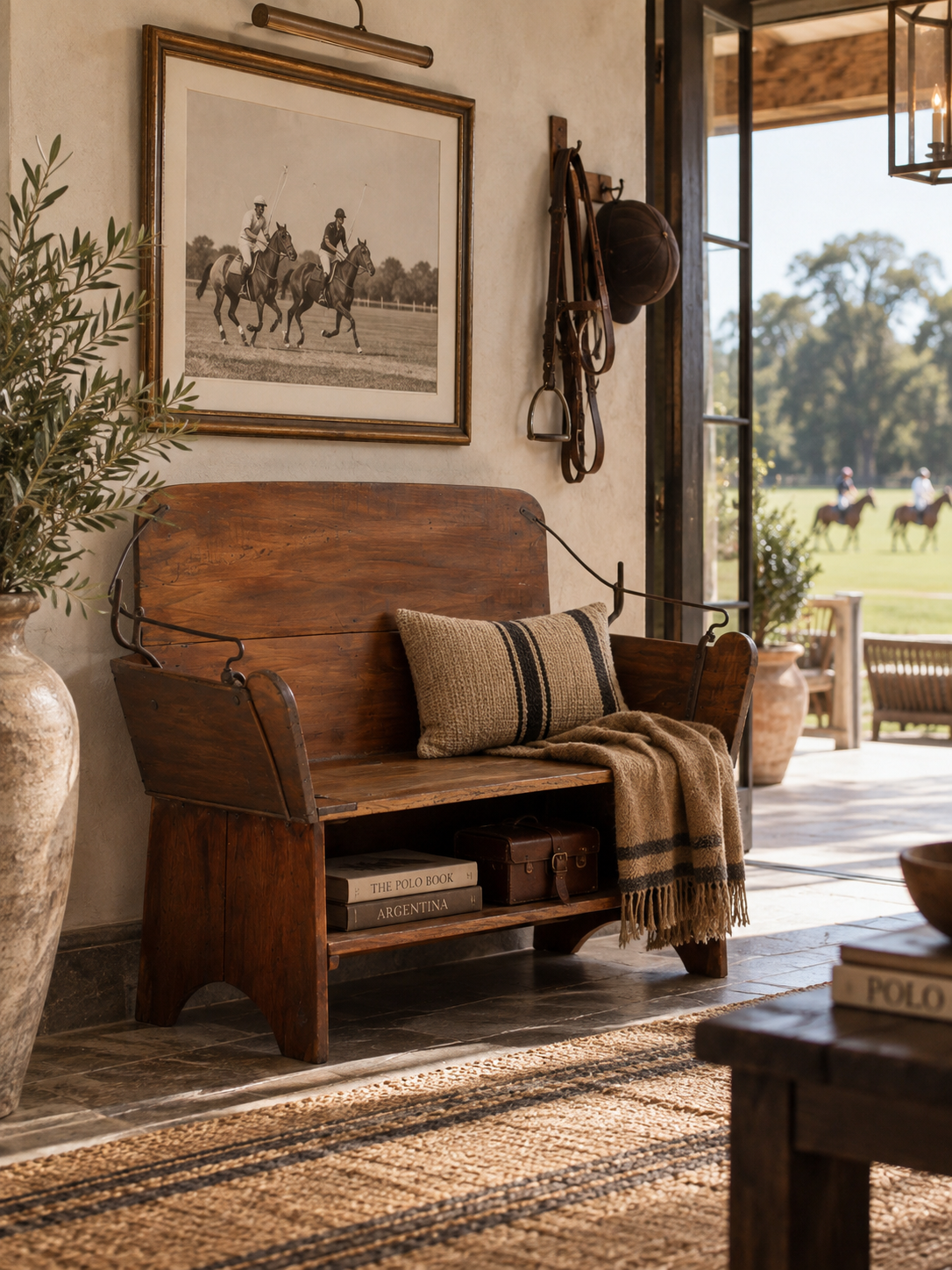 antique American buggy seat bench
