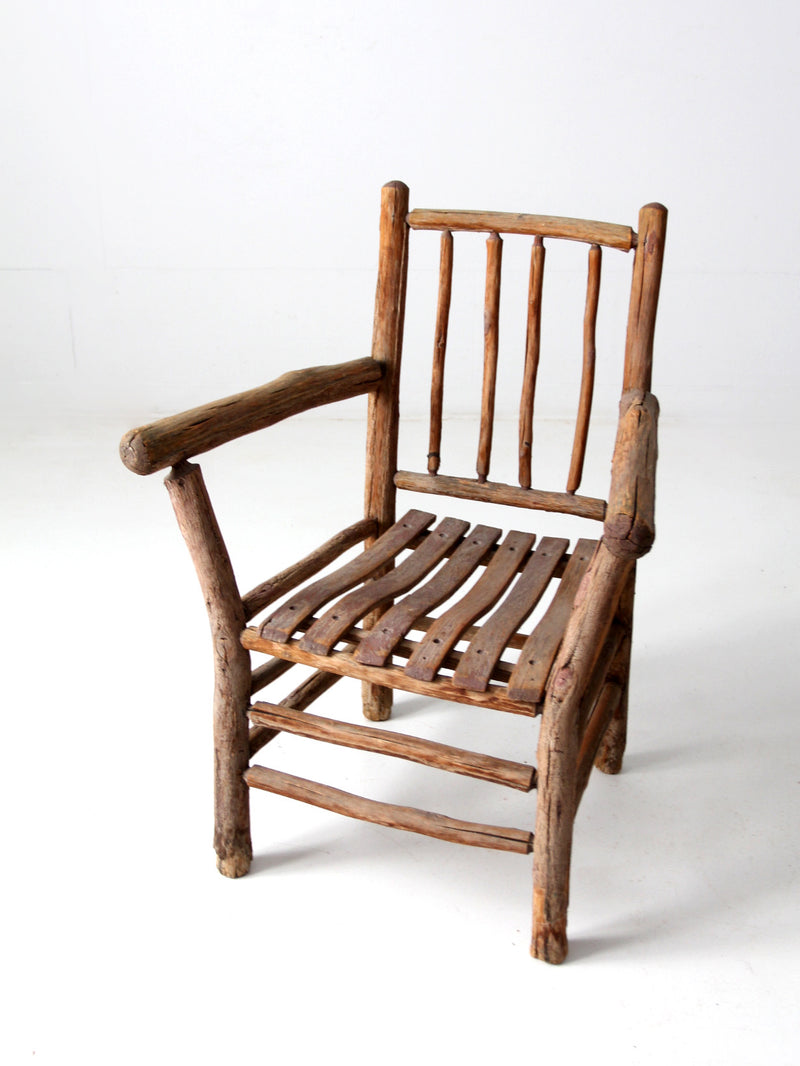 old hickory arm chair