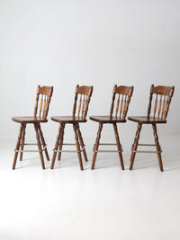 vintage tavern style counter stools set of 4