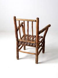 old hickory arm chair