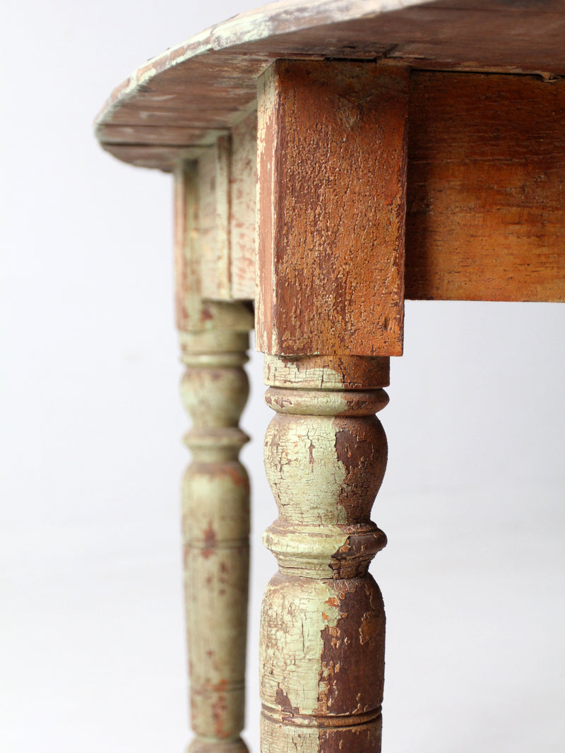 antique drop leaf table