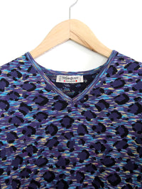 vintage Yves Saint Laurent Rive Gauche Knit Leopard Top