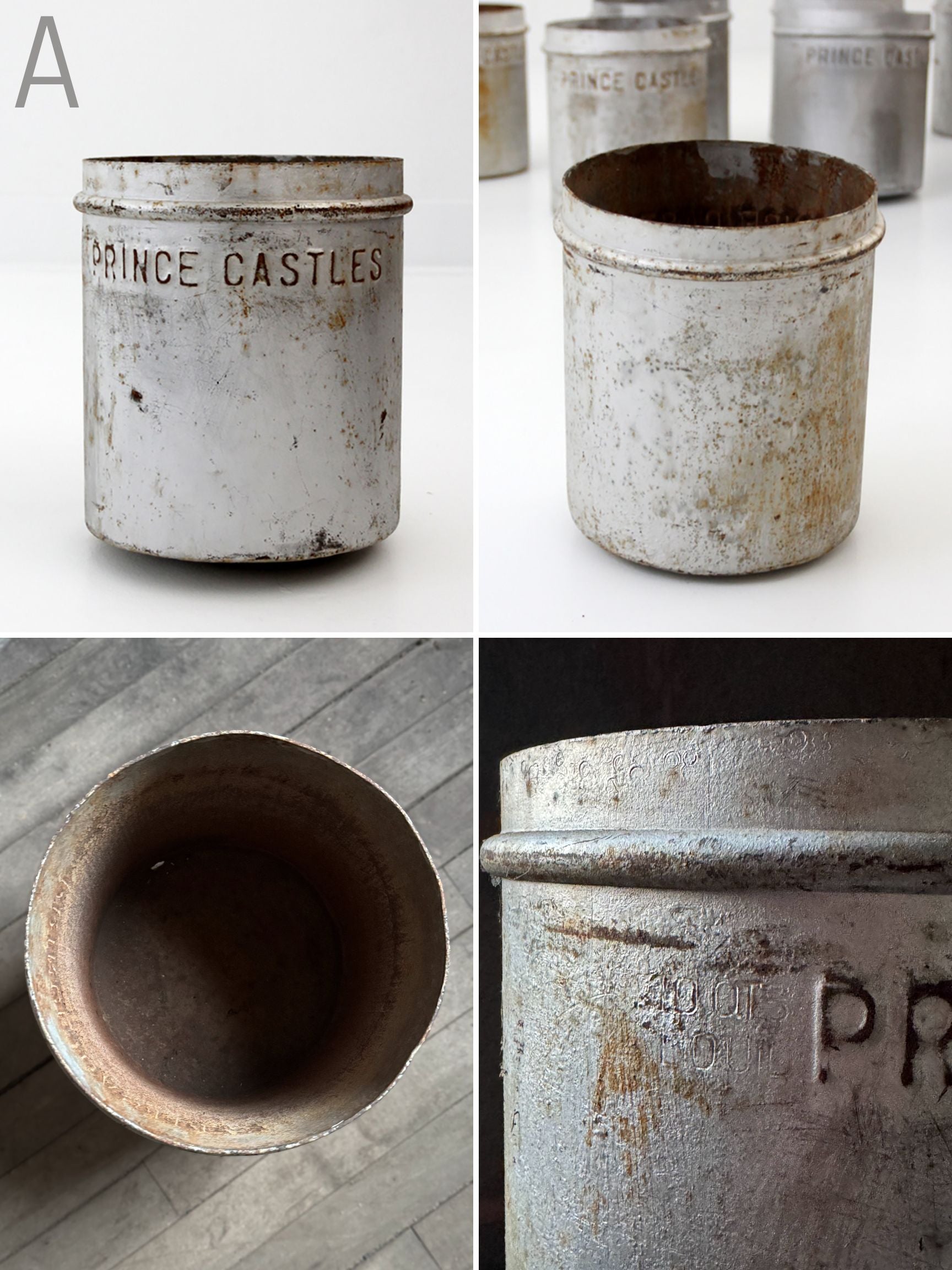 vintage Prince Castles 10 Qt ice cream bucket