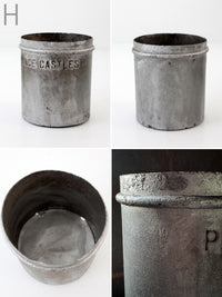 vintage Prince Castles 10 Qt ice cream bucket