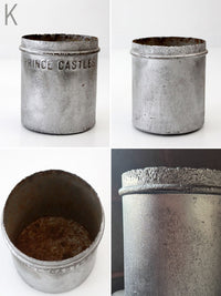 vintage Prince Castles 10 Qt ice cream bucket