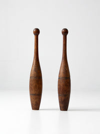 antique Indian clubs