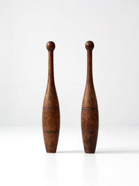 antique Indian clubs