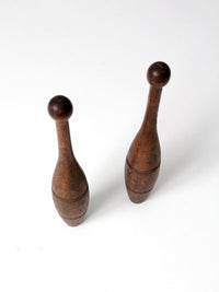 antique Indian clubs