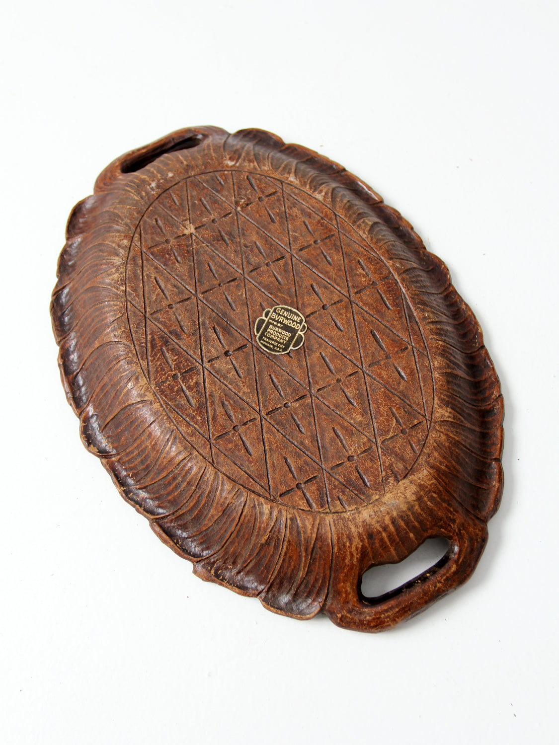 mid-century Burwood decorative tray