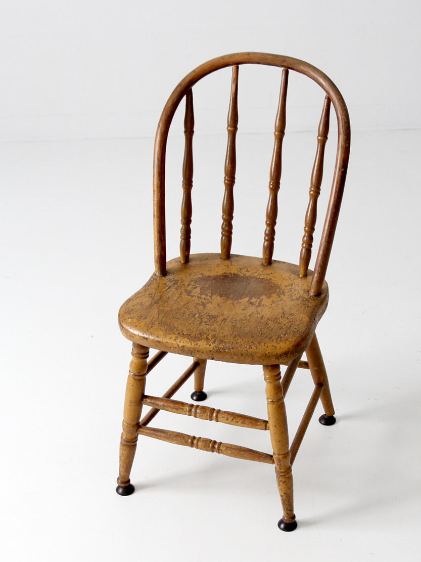 antique Windsor side chair