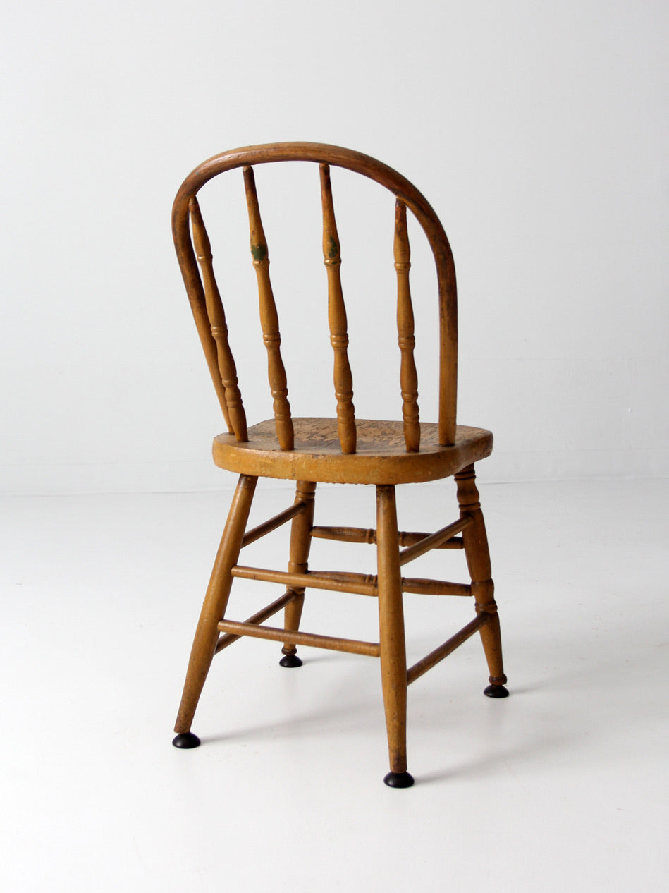antique Windsor side chair