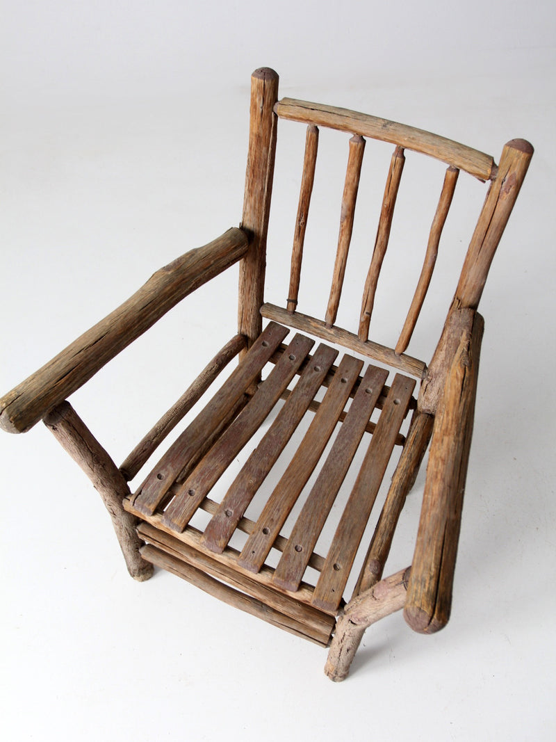 old hickory arm chair