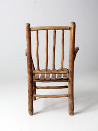 old hickory arm chair