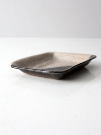 vintage studio pottery plate