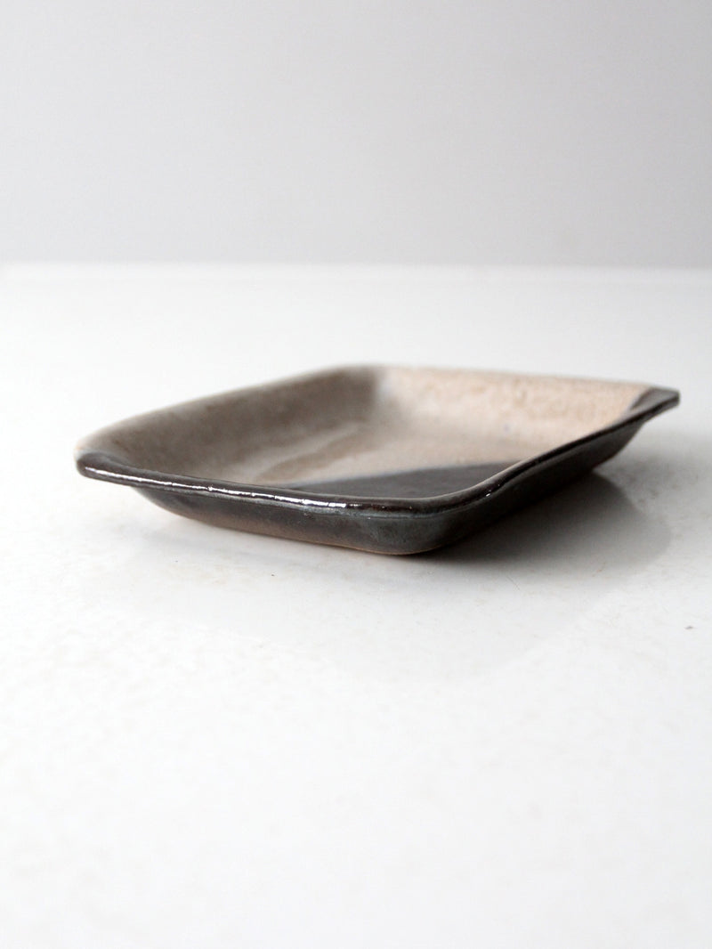 vintage studio pottery plate