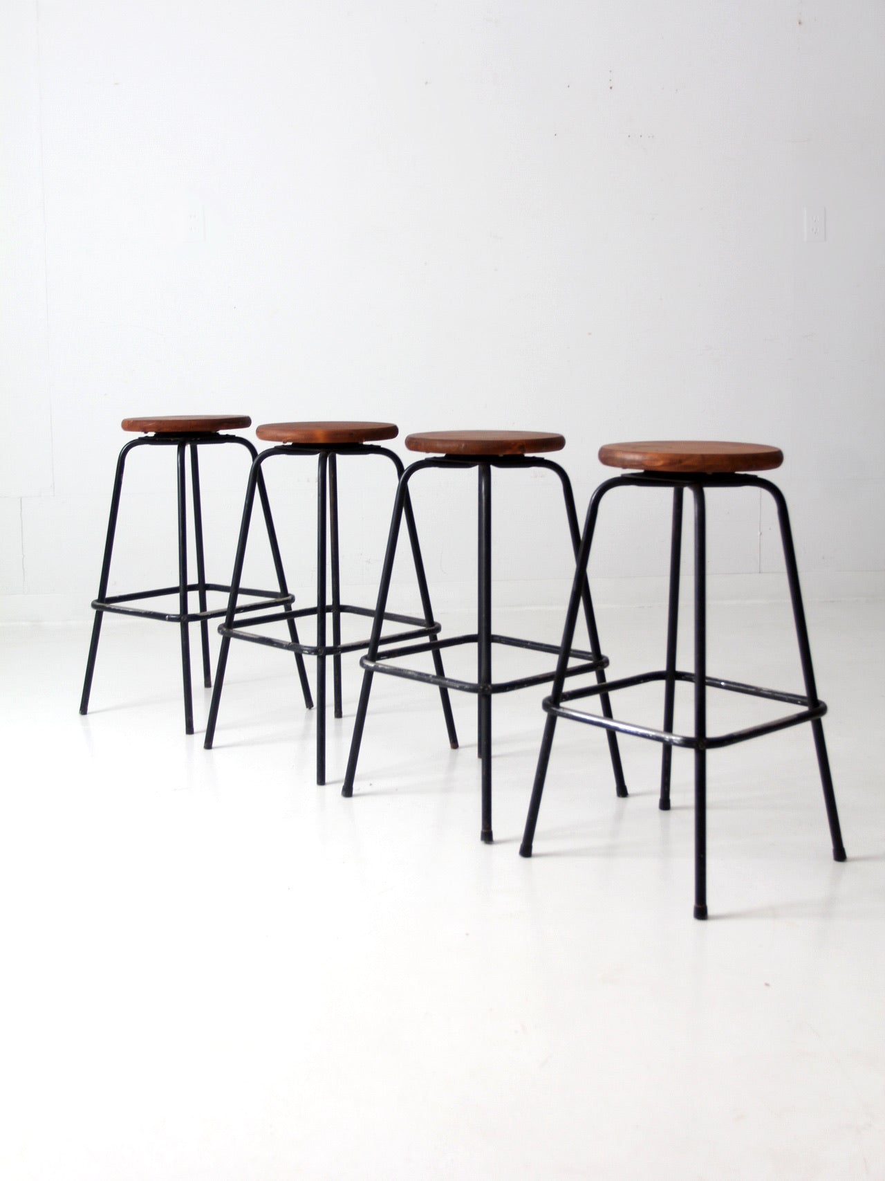 vintage bar stools set of 4