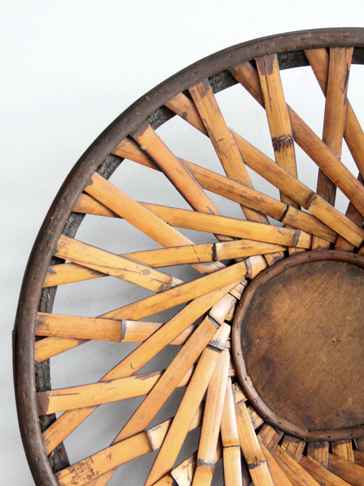vintage woven decorative bowl