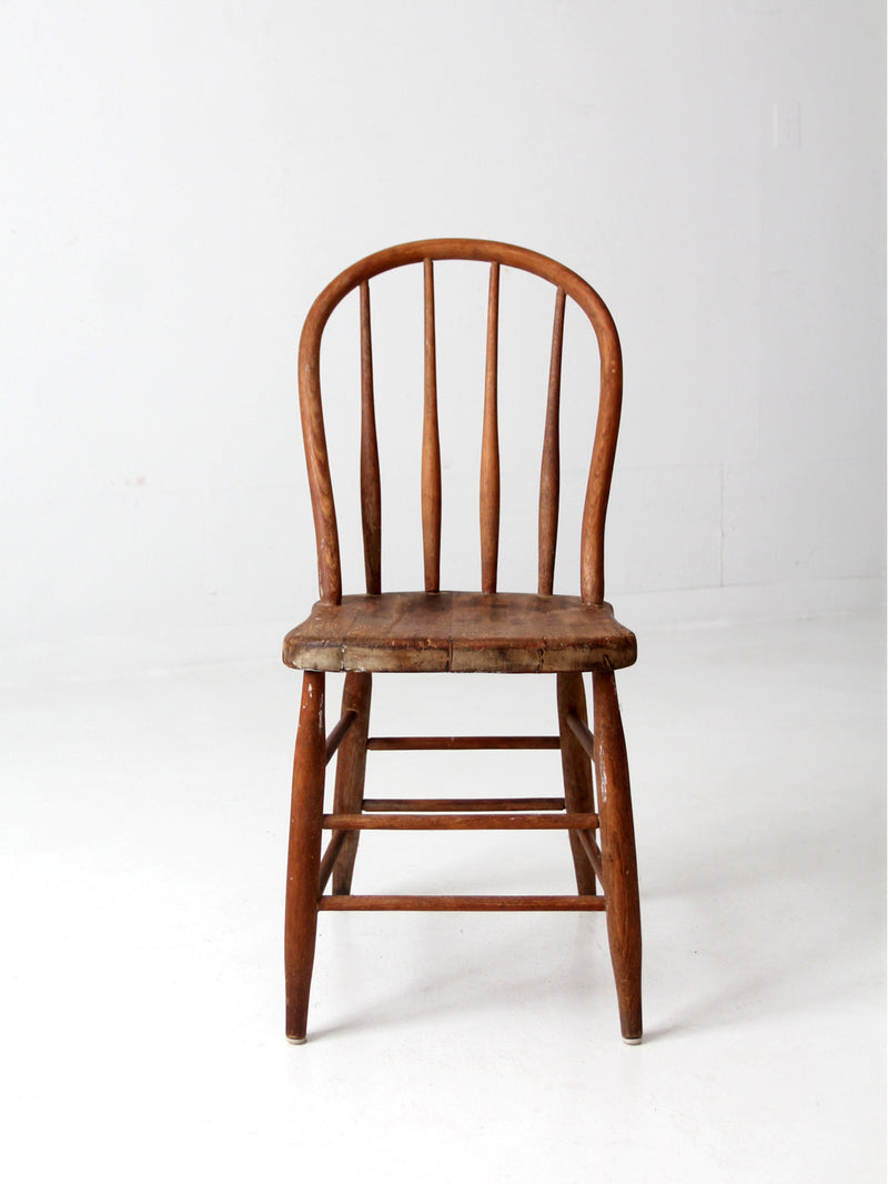 antique spindle back chair