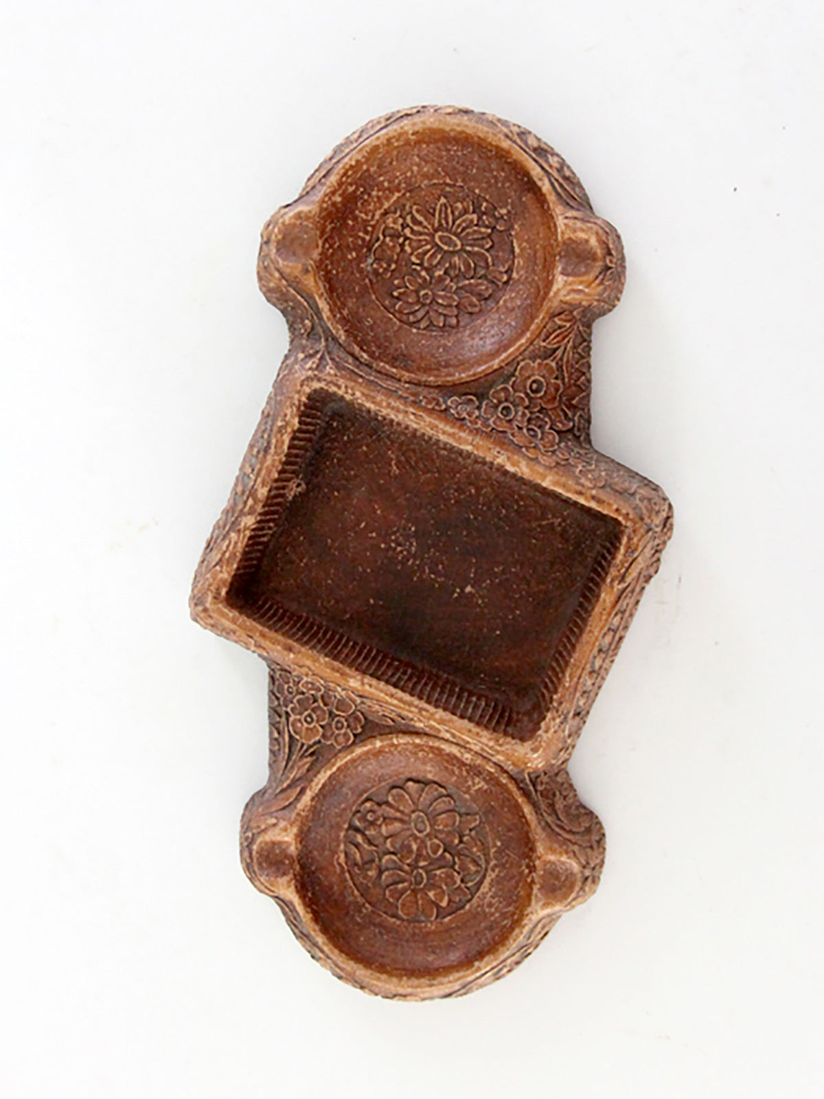 vintage Syroco style floral valet tray