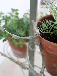 vintage wrought iron plant stand