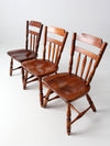 mid century Cushman Colonial dining chairs set 3