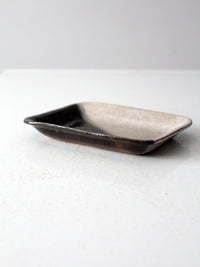 vintage studio pottery plate
