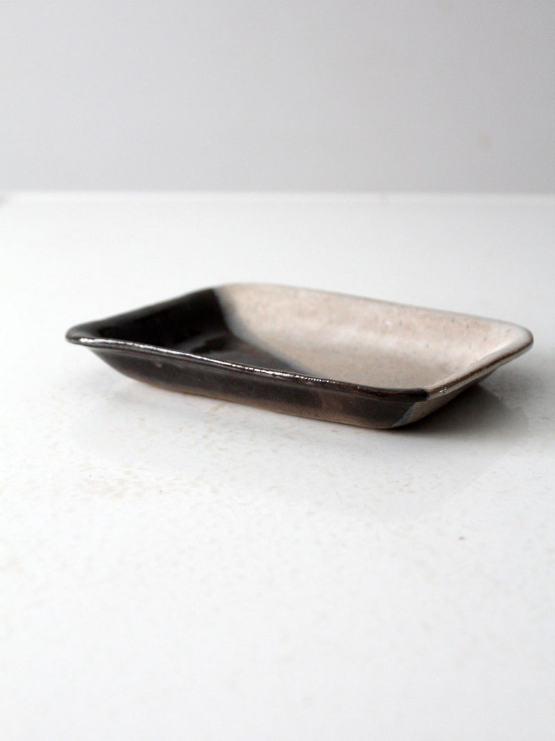 vintage studio pottery plate