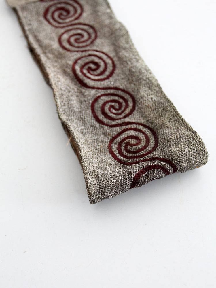 early 20th century ceremonial fraternal sash belt