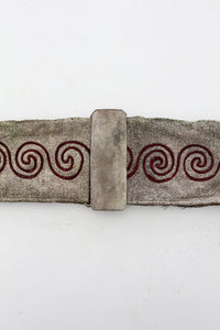 early 20th century ceremonial fraternal sash belt