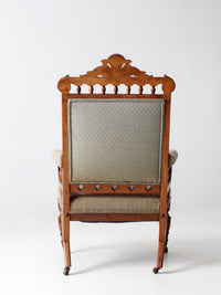 antique Victorian Eastlake parlor chair