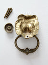 vintage brass lion door knocker