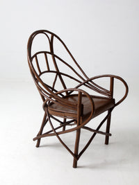 antique Adirondack twig chair