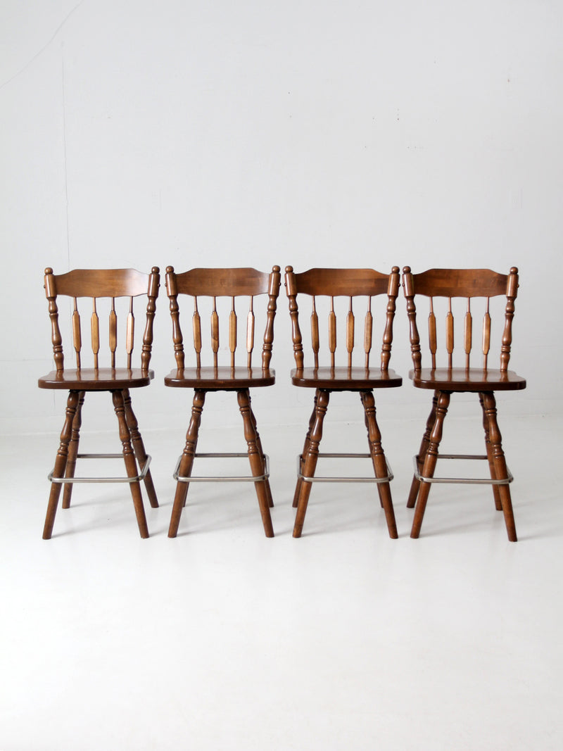 vintage tavern style counter stools set of 4