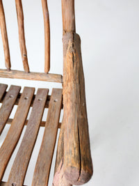 old hickory arm chair