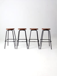 vintage bar stools set of 4