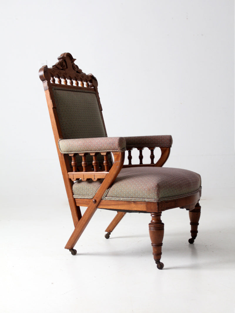antique Victorian Eastlake parlor chair