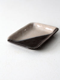 vintage studio pottery plate