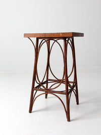 antique rustic side table