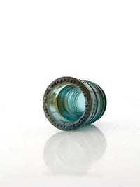antique Hemingray No. 12 aqua glass telephone insulator
